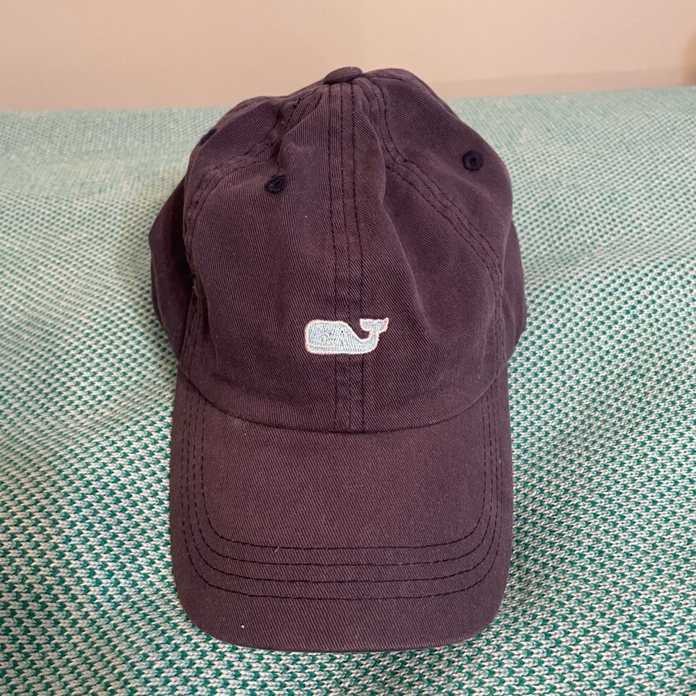 Washed navy vineyard vines ball cap